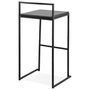 Voir la diapositive 3 : Paris Prix Tabouret de Bar Design Industriel  Line  87cm Noir
