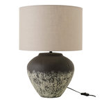 Paris Prix Lampe à Poser en Céramique  Jules  62cm Gris Foncé