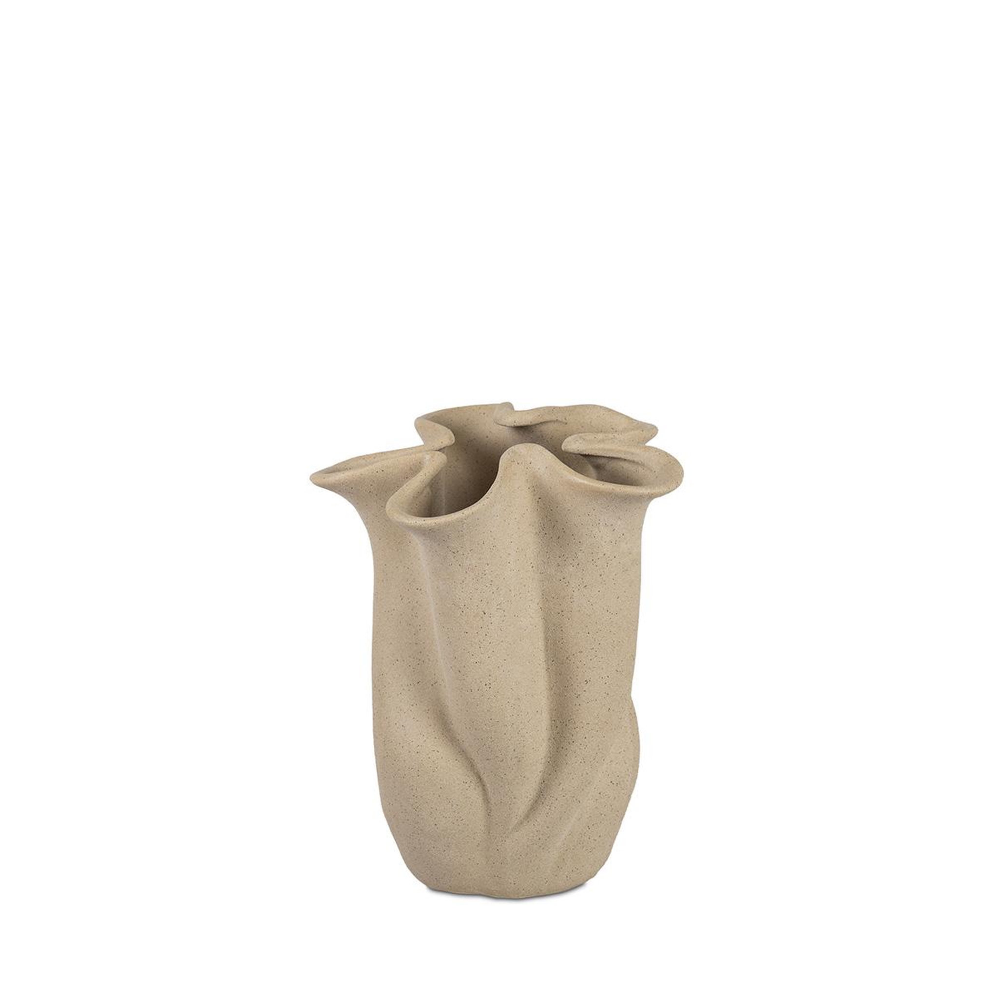 MAISON AUBERTIN Vase - céramique grège - fiore - 20x19x24 cm