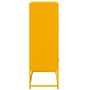 Voir la diapositive 5 : VIDAXL Buffet haut jaune moutarde 68x39x111,5 cm acier