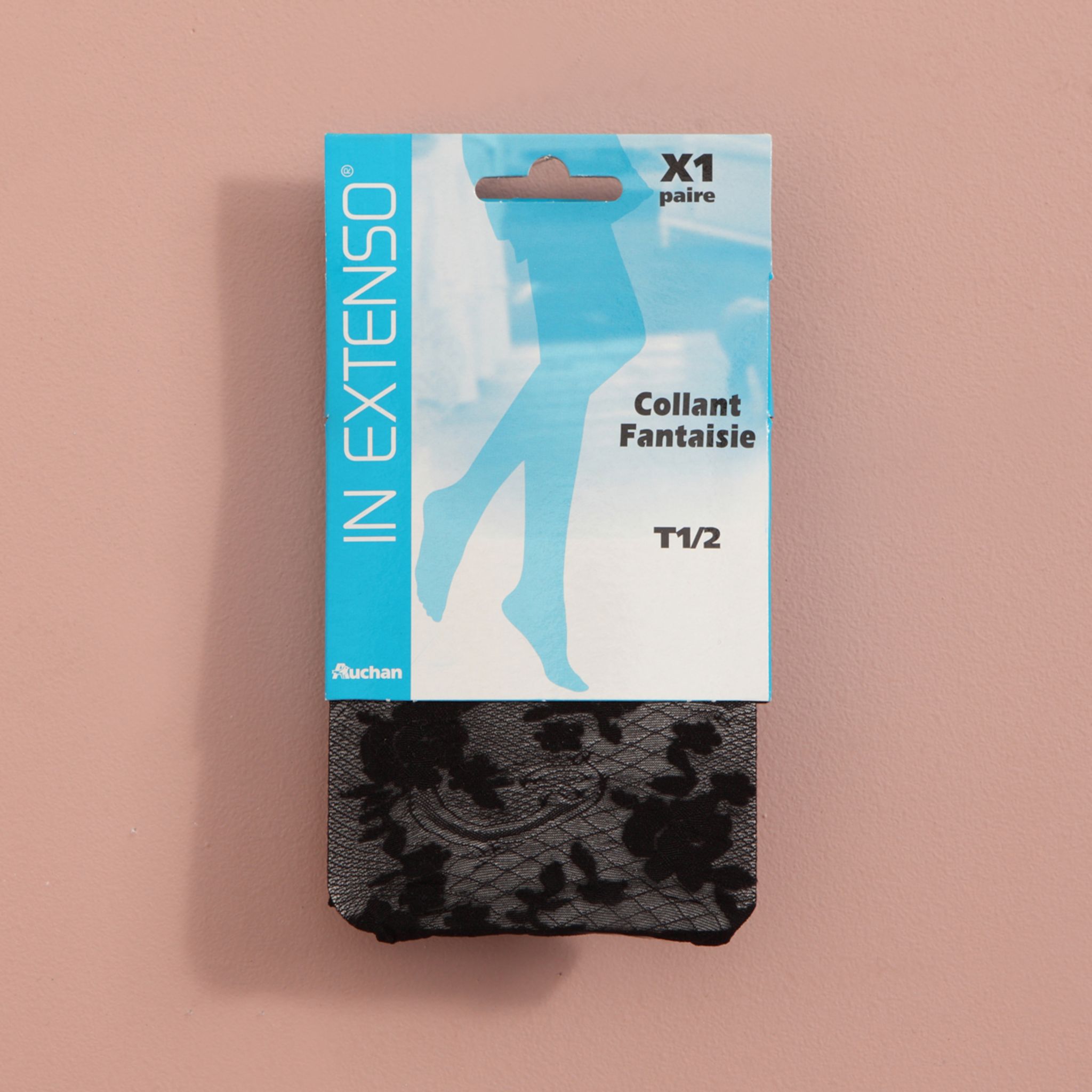 IN EXTENSO Collant En Dentelle Sur Tulle Pas Cher Auchan fr