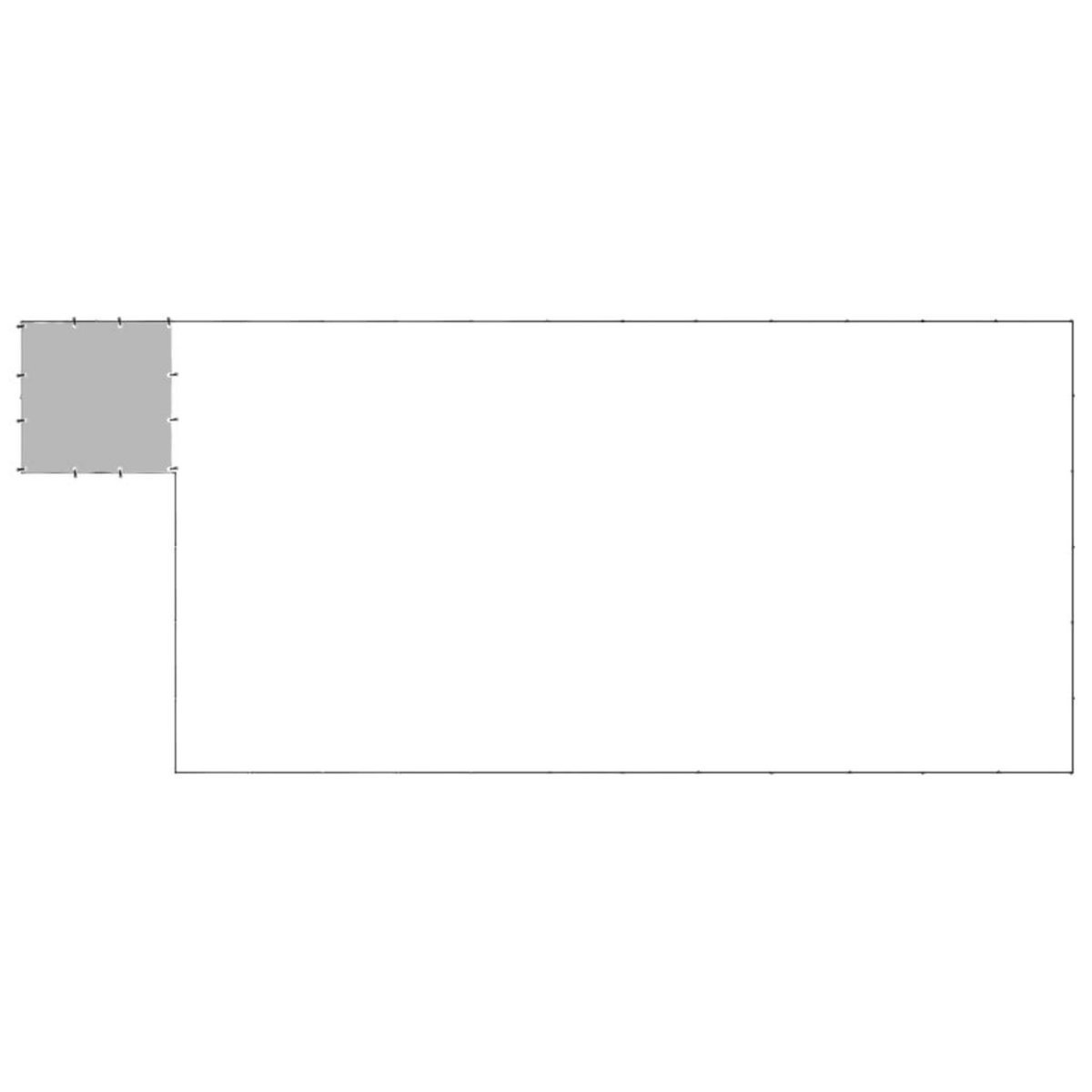 VIDAXL Chenil Noir 22,99 m^2 Acier