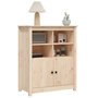 Voir la diapositive 4 : VIDAXL Buffet 83x41,5x100 cm Bois massif de pin