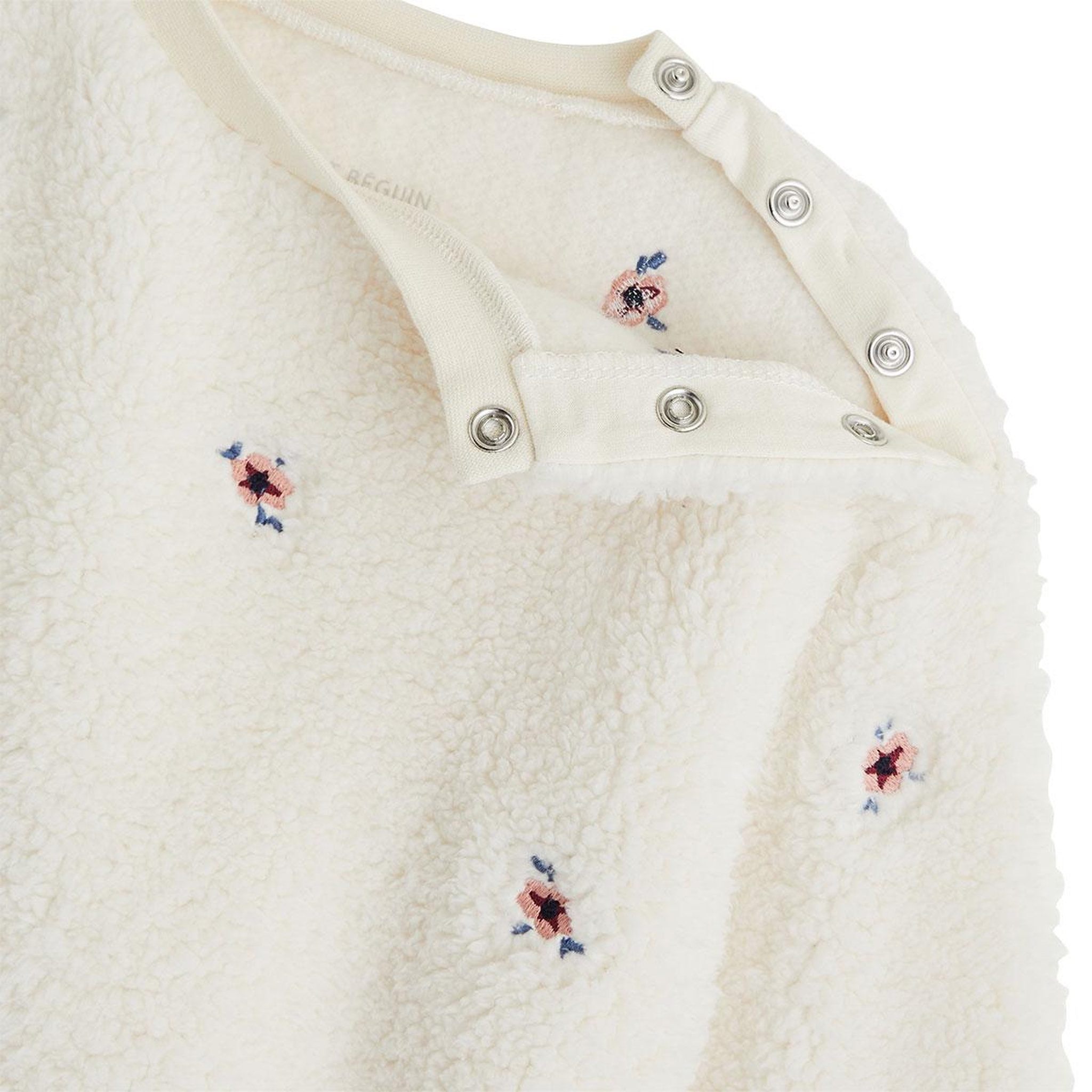 Voir la diapositive 3 : PETIT BEGUIN Sweat-shirt bébé en sherpa cléo