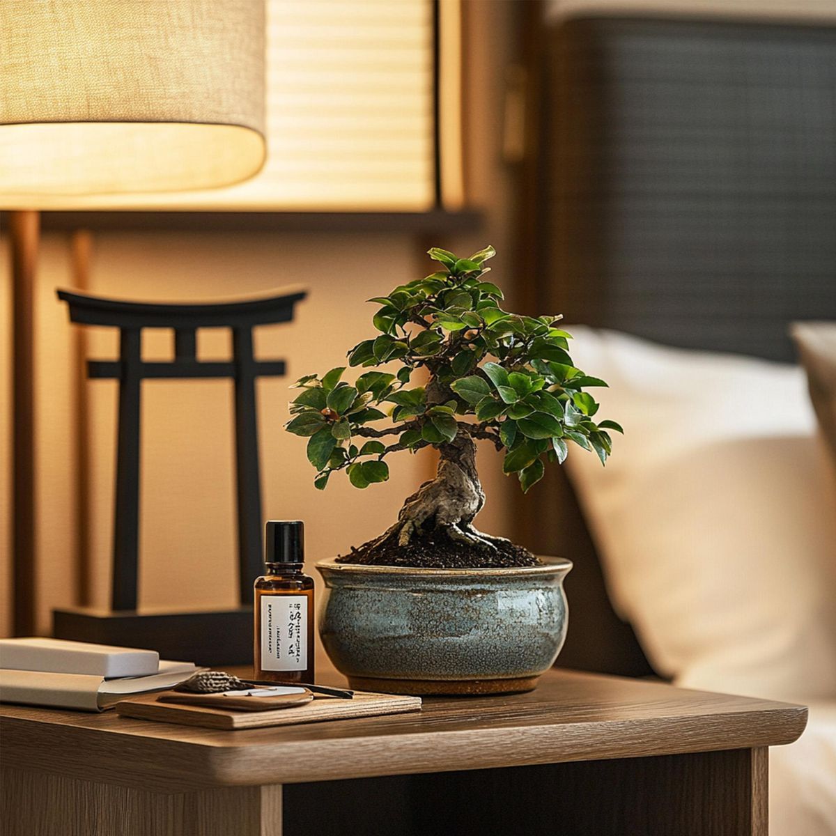 PLANT IN A BOX Bonsaï - Carmona microphylla - Hauteur 25-30cm - ⌀15cm