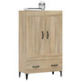 Voir la diapositive 5 : VIDAXL Buffet haut Chene sonoma 70x31x115 cm Bois d'ingenierie