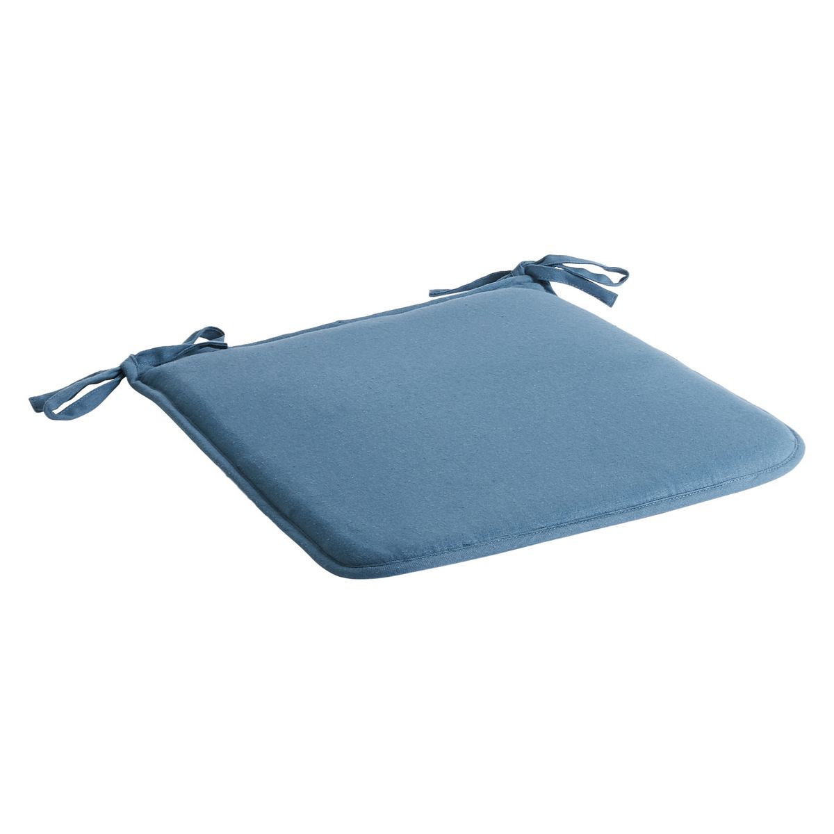 ACTUEL Galette de chaise plate unie en coton 