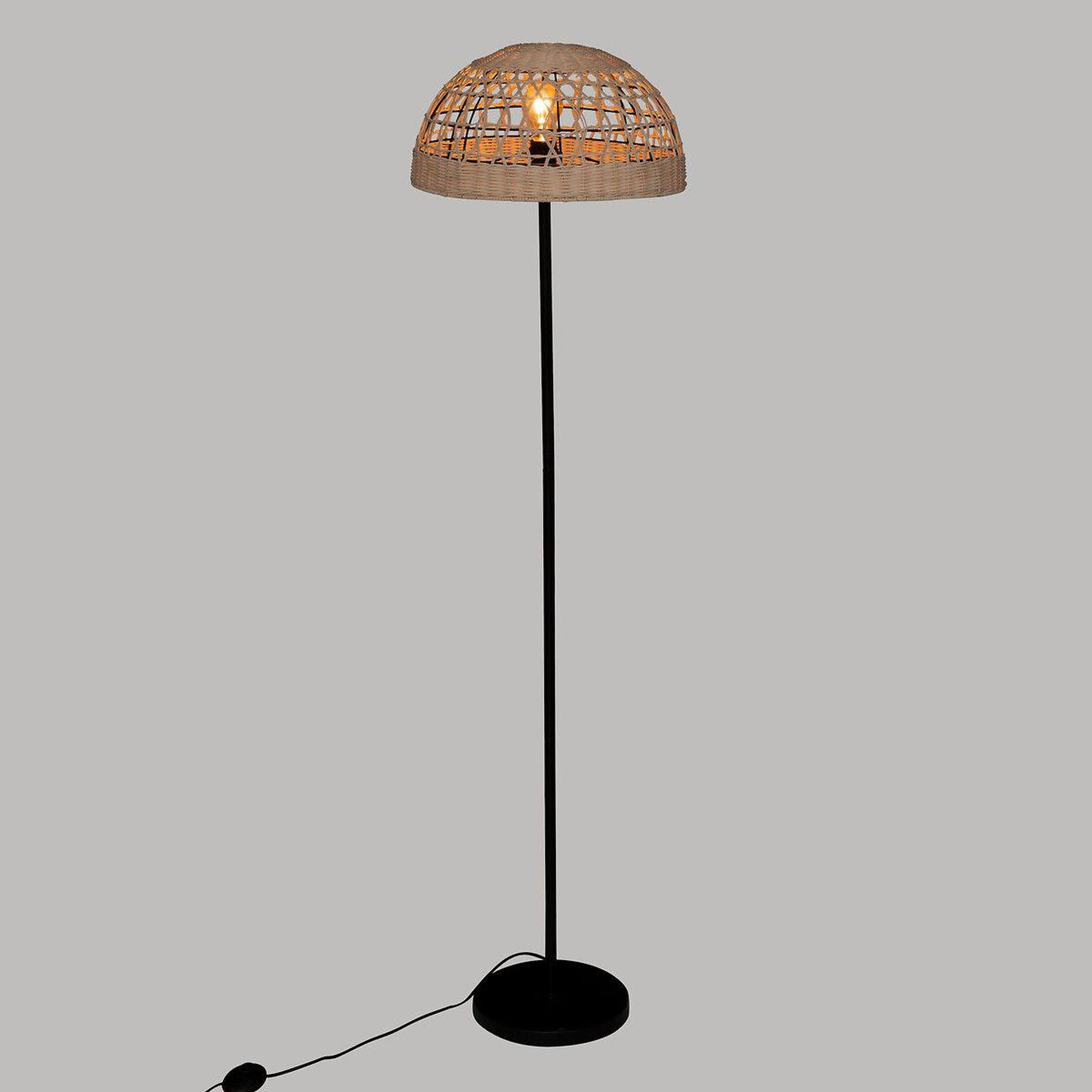 Voir la diapositive 4 : ATMOSPHERA Lampadaire en rotin  rory  150cm beige
