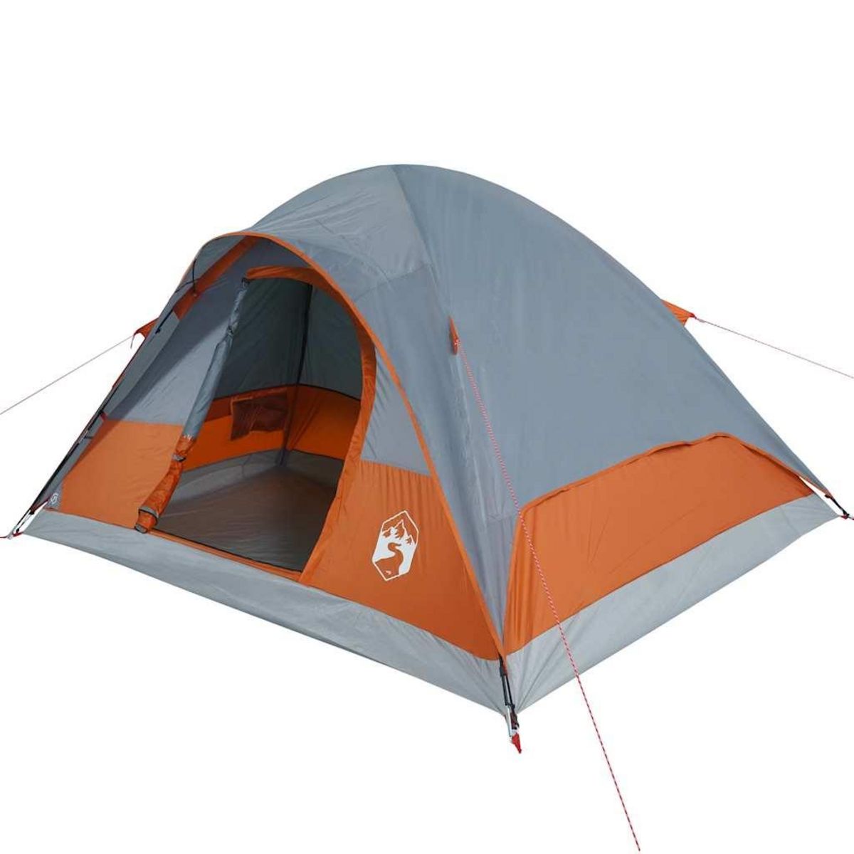VIDAXL Tente familiale a dome 6 personnes orange impermeable