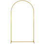 Voir la diapositive 1 : OUTSUNNY Arche décorative - arche de mariage - arche de ballon - dim. 120L x 40l x 220H cm - métal doré