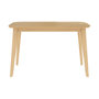 Voir la diapositive 6 : Rendez vous déco Table rectangulaire 4 personnes en bois clair 120 cm-Oman