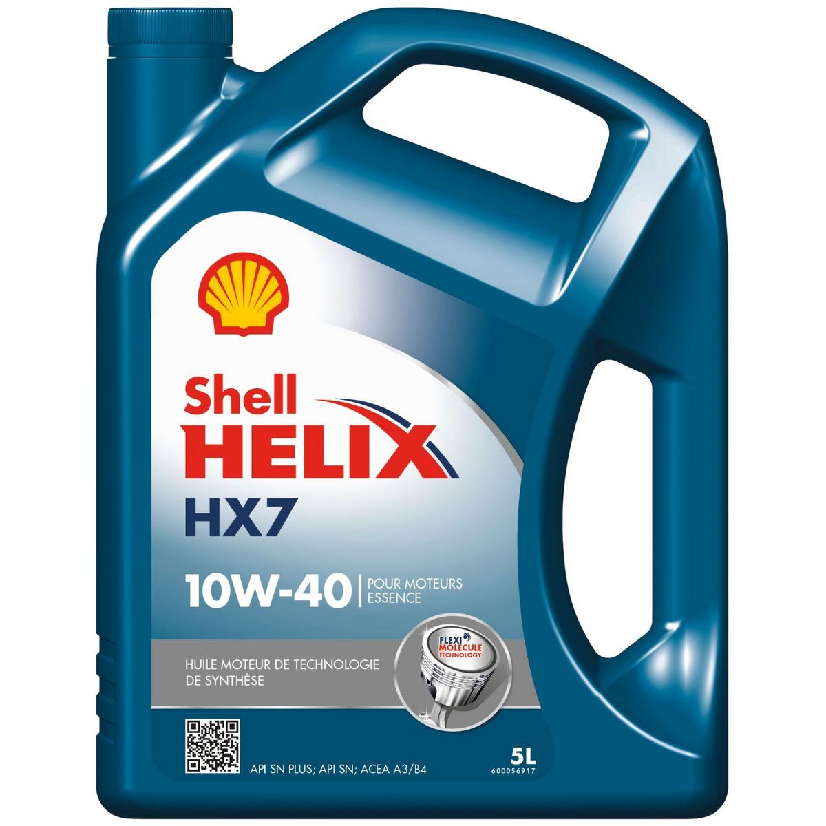SHELL Huile moteur HX7 ESS 10W-40 5L