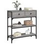 Voir la diapositive 3 : VIDAXL Table console sonoma gris 72,5x25x75 cm bois d'ingenierie