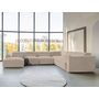 Voir la diapositive 1 : BEST MOBILIER Felix - canapé modulable panoramique d'angle droit 7 places en tissu texturé