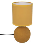 ATMOSPHERA Lampe à Poser Céramique  Boule  25cm Ocre