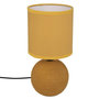 Voir la diapositive 1 : ATMOSPHERA Lampe à Poser Céramique  Boule  25cm Ocre