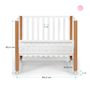 Voir la diapositive 4 : KINDERKRAFT Lit bébé multifonction 4 en 1 avec matelas et roulettes pour un usage pratique
