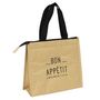 Voir la diapositive 3 : Sac fraîcheur en kraft avec couverts