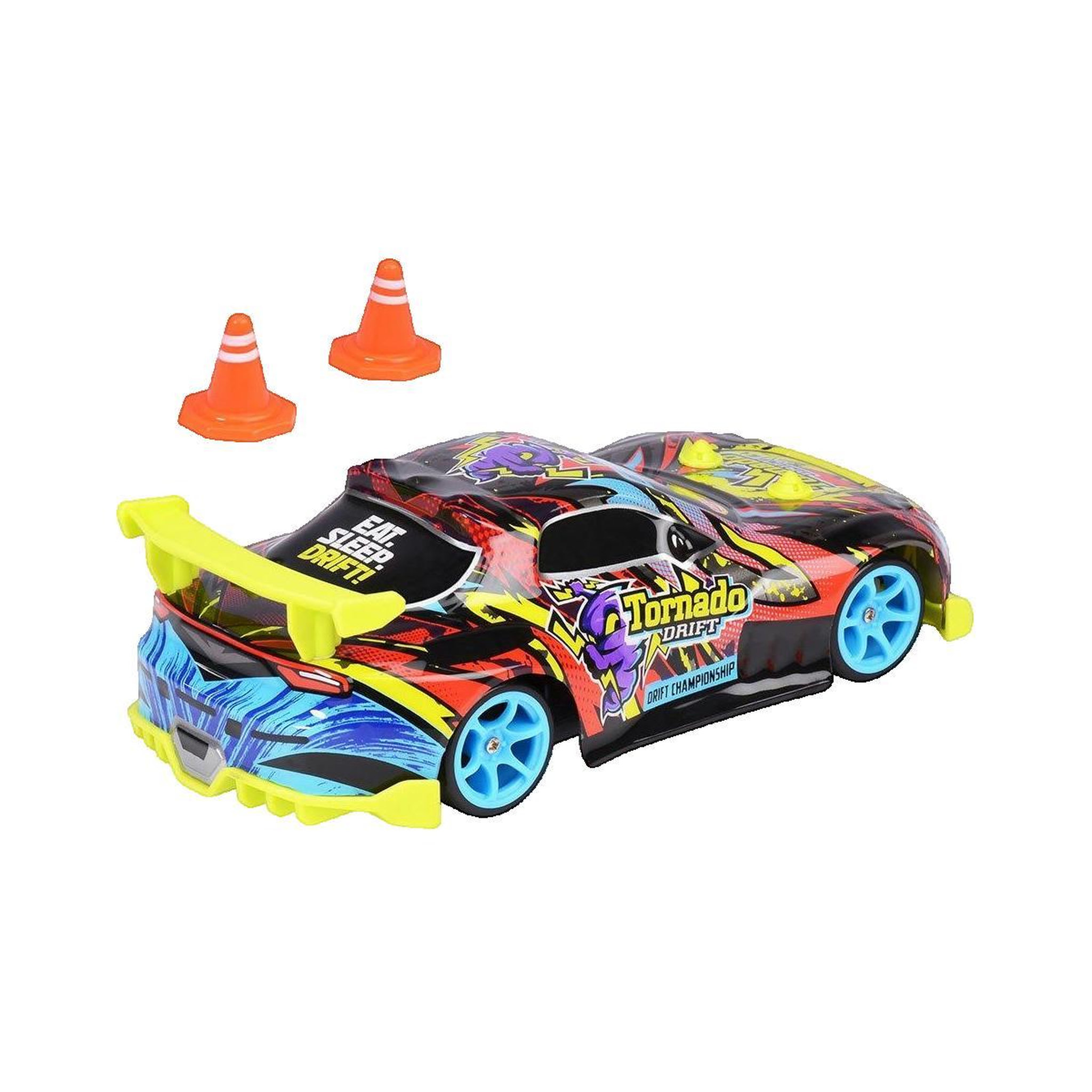 Voir la diapositive 2 : Dickie Voiture radiocommandée Dickie Tornado Drift 22 cm 4WD Turbo