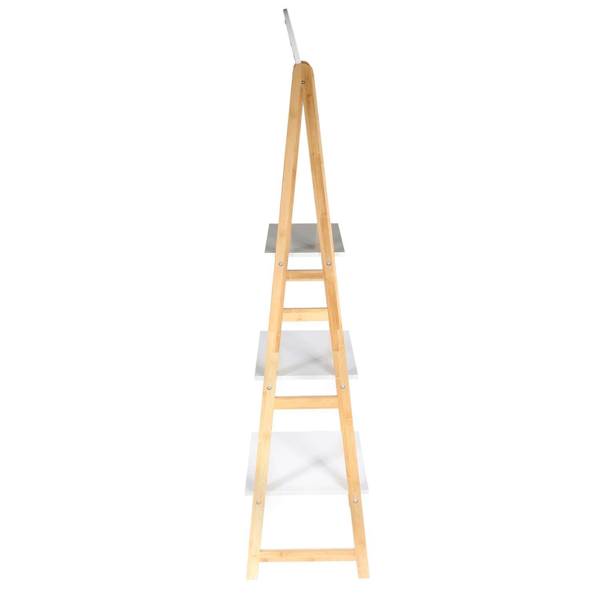 Voir la diapositive 3 : The Home Deco Factory Etagère de salle de bain design scandi copenhague - l. 43 x h. 163 cm - blanc