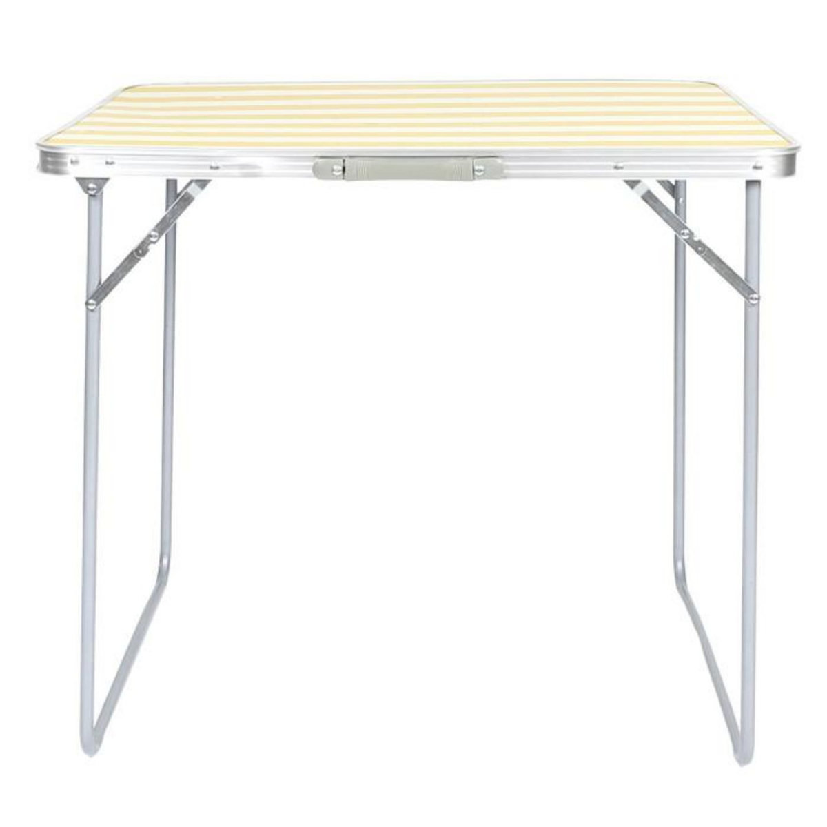 Paris Prix Table de Camping Pliable  Bain de Soleil  80cm Jaune