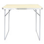 Voir la diapositive 2 : Paris Prix Table de Camping Pliable  Bain de Soleil  80cm Jaune