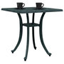 Voir la diapositive 4 : VIDAXL Table de jardin vert 53x53x53 cm aluminium coule