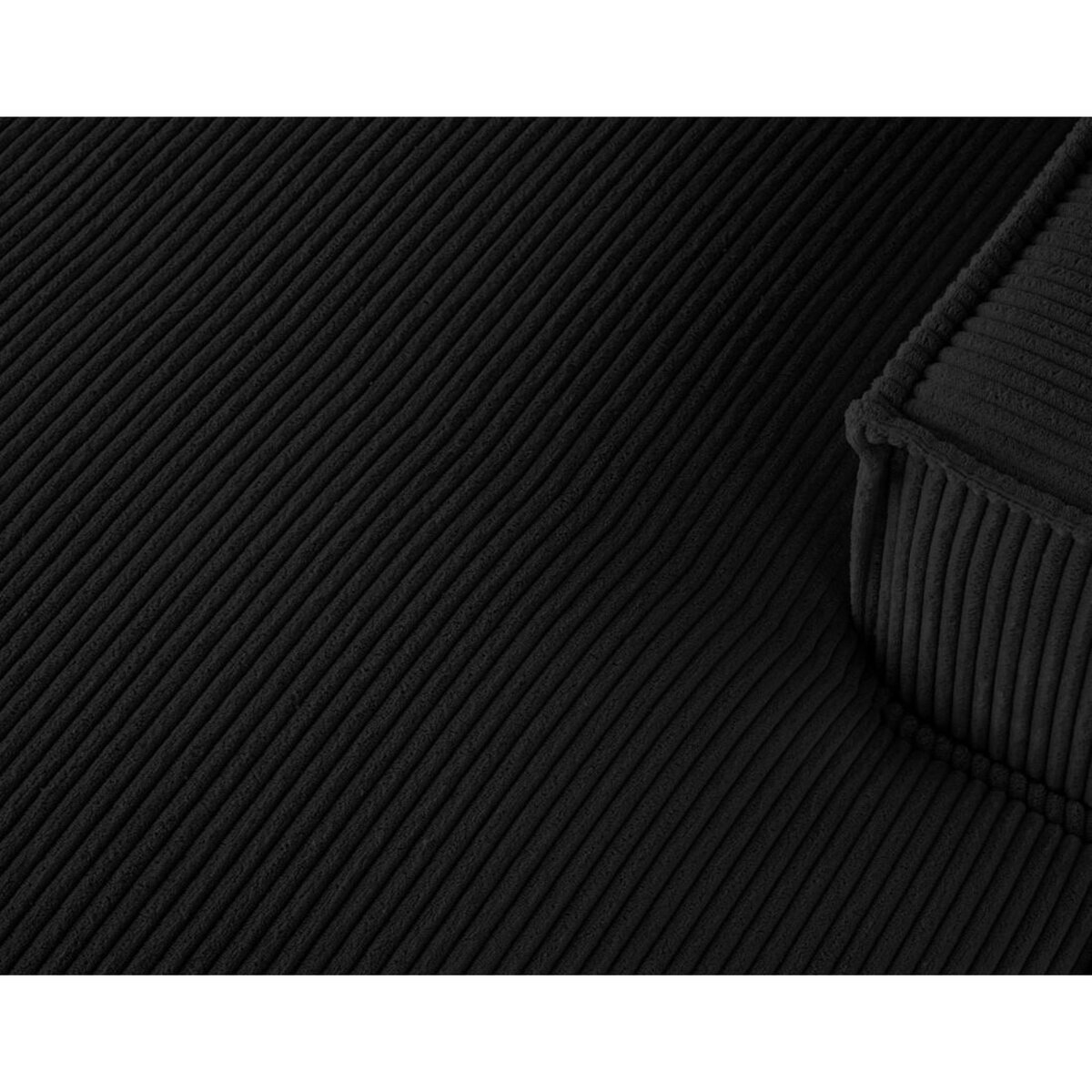 LISA DESIGN Spiaggia - canapé d'angle droit - 4 places - en velours côtelé