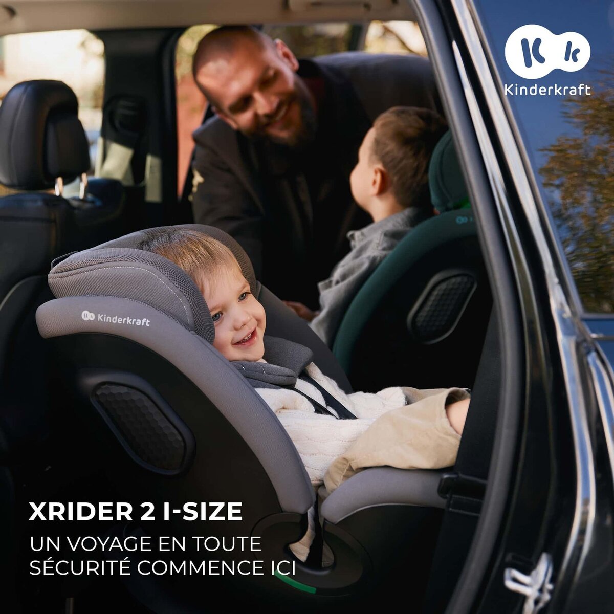 KINDERKRAFT Siege auto xrider 2 i size pratique et confortable