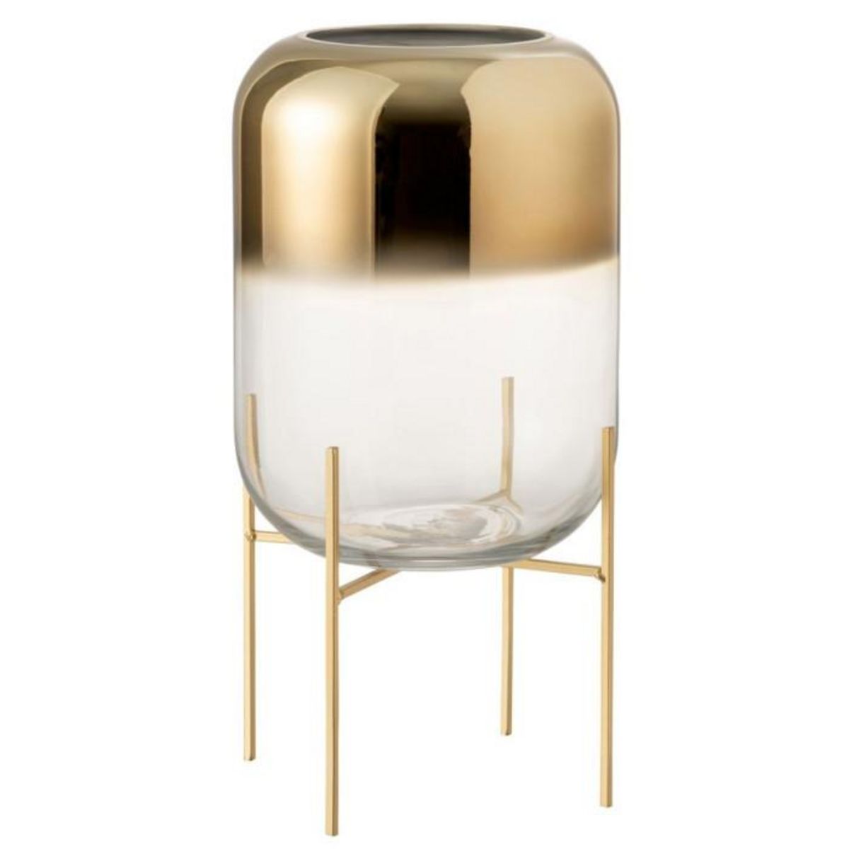 Paris Prix Vase sur Pied Design  Oceanne  36cm Or