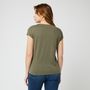 Voir la diapositive 2 : INEXTENSO T-shirt vert femme