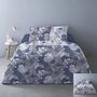 Voir la diapositive 3 : Dourev Housse de couette 240x220 Chika bleu + 2 taies