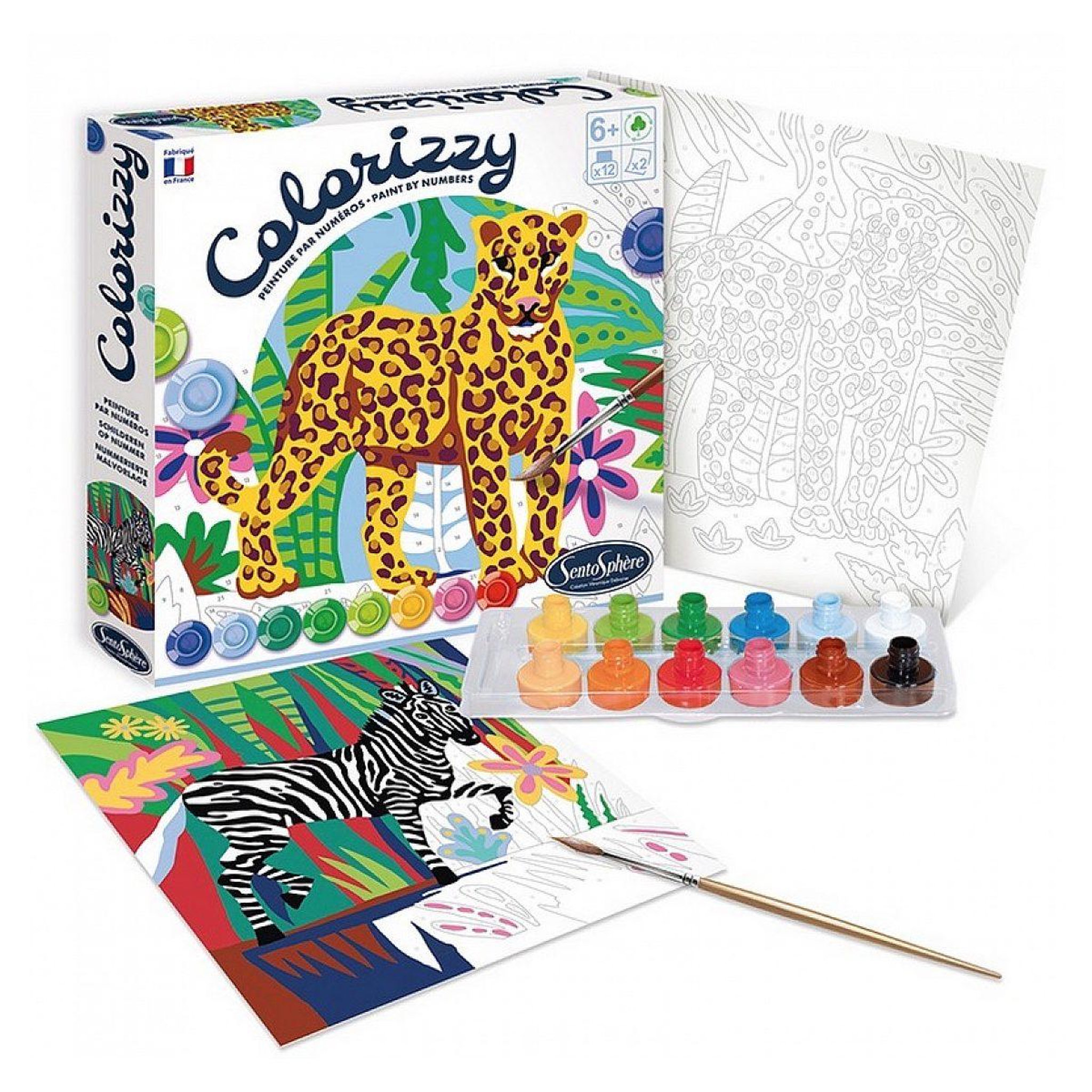 Voir la diapositive 2 : Sentosphere Colorizzy theme zebre et leopard