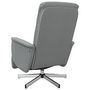 Voir la diapositive 5 : VIDAXL Fauteuil inclinable de massage et repose-pieds gris clair tissu