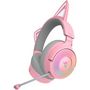 Voir la diapositive 1 : Razer Casque gamer KRAKEN KITTY V3 PRO QUARTZ