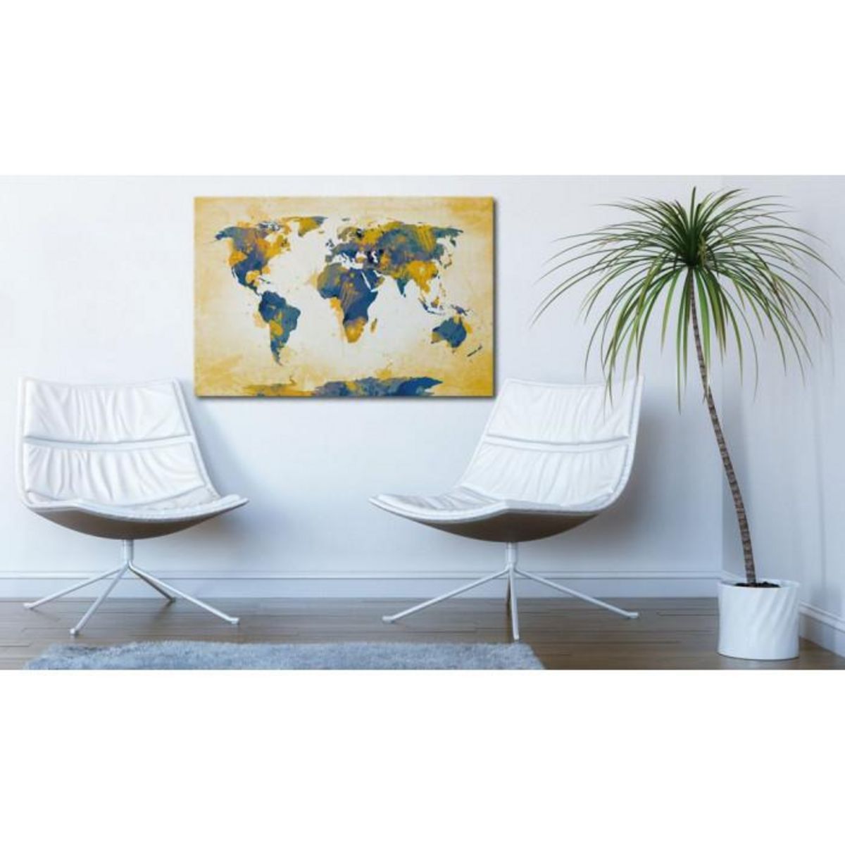 Paris Prix Tableau Imprimé  Four Corners of the World