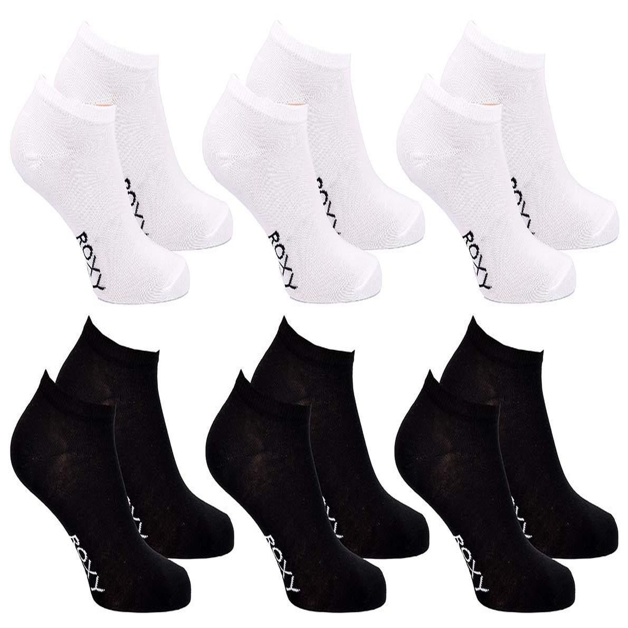 Voir la diapositive 1 : ROXY Roxy chaussettes fille sneaker pack 6 (lot) - coton respirant