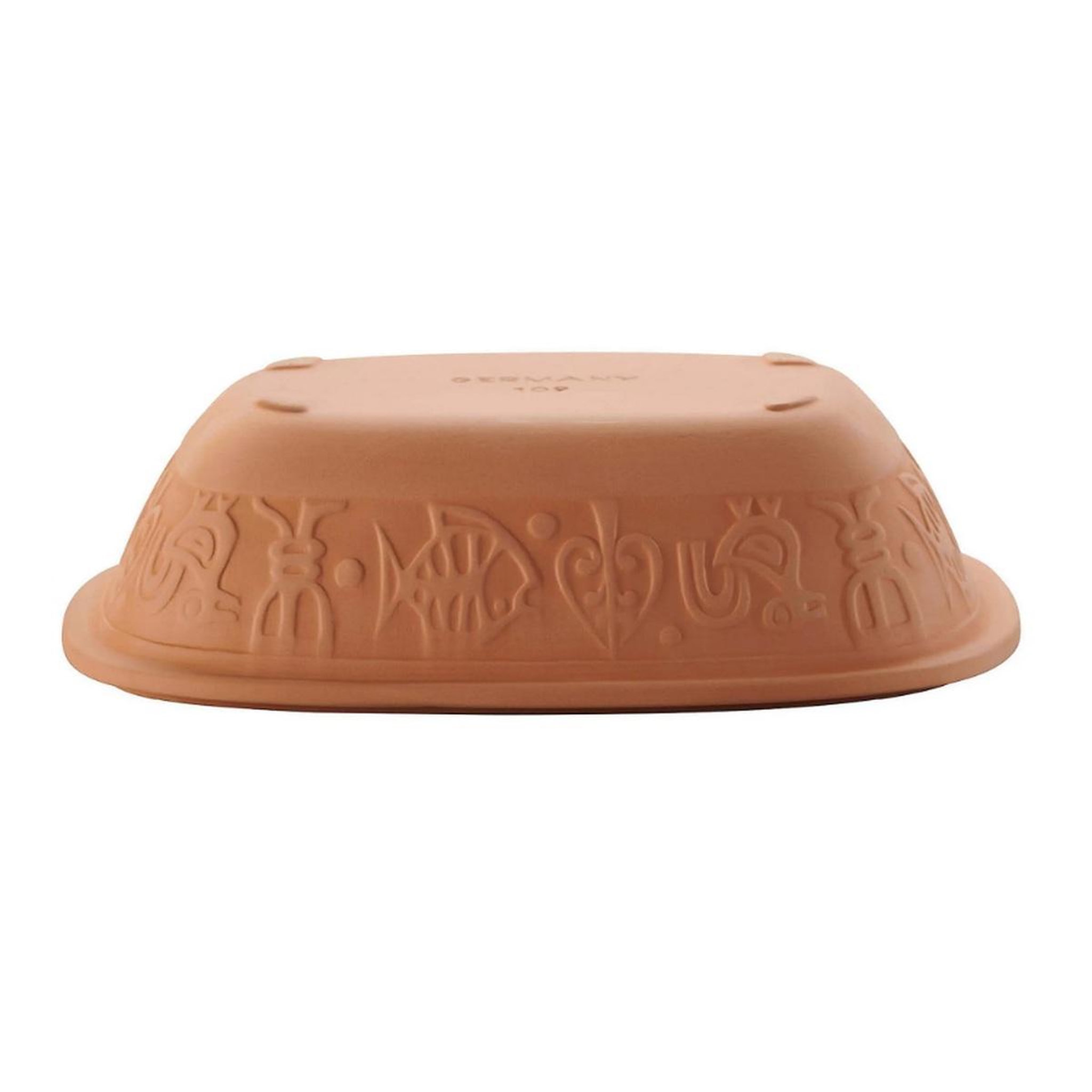 Voir la diapositive 4 : romertopf Cocotte four rectangulaire en argile naturelle 1.5l terracotta - 9110282