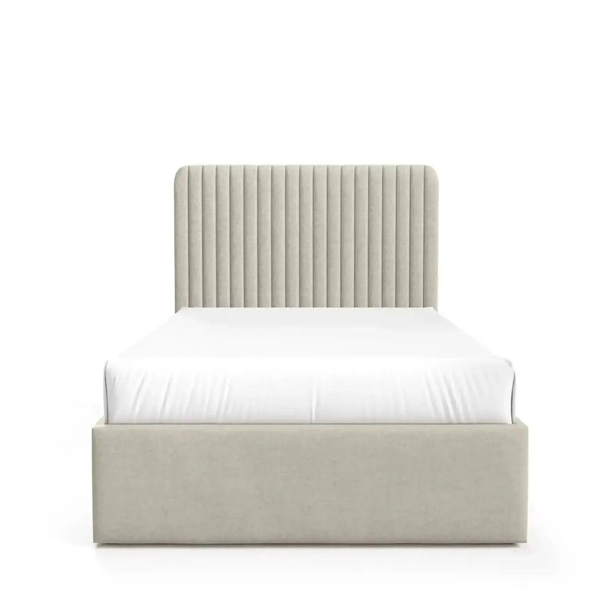 Voir la diapositive 1 : CASANOVA PARIS Jeanne - lit coffre tissu velours