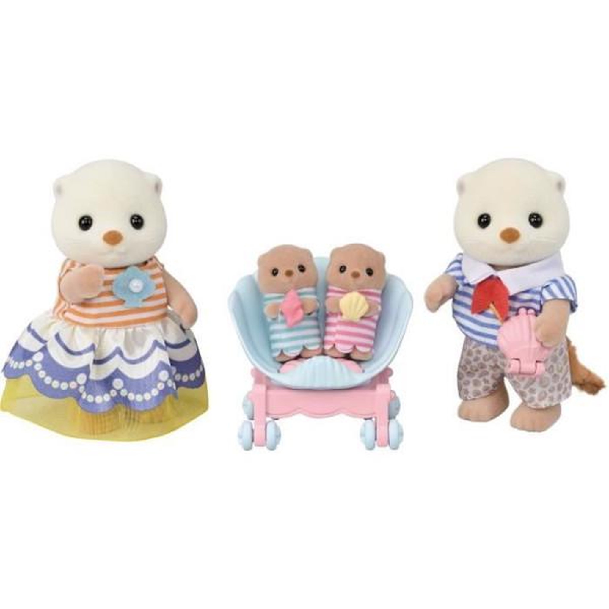 Voir la diapositive 6 : Sylvanian Families La famille Loutre de mer - SYLVANIAN FAMILIES - 5803