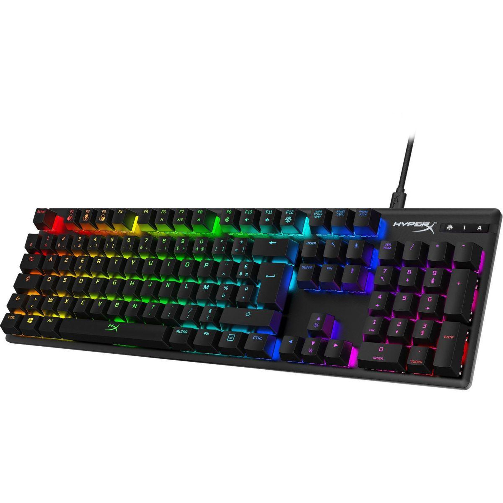 Voir la diapositive 2 : HyperX Clavier gamer Alloy Origins PBT