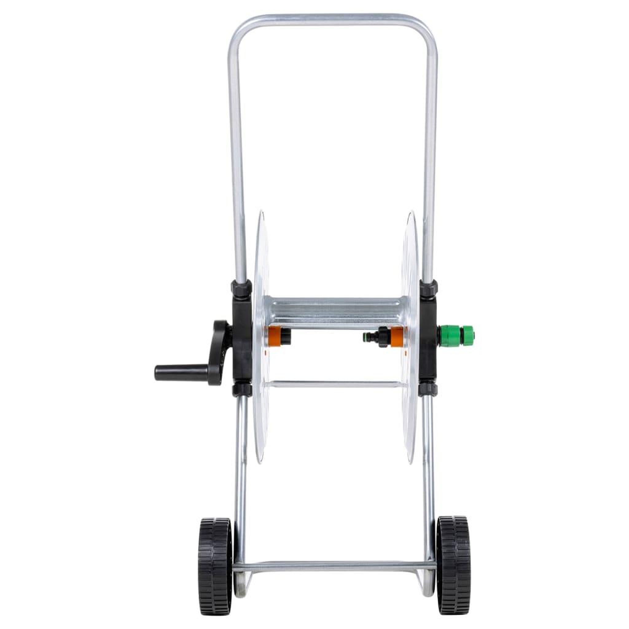 Voir la diapositive 5 : VIDAXL Chariot enrouleur pour tuyau de 60 m 1/2  acier