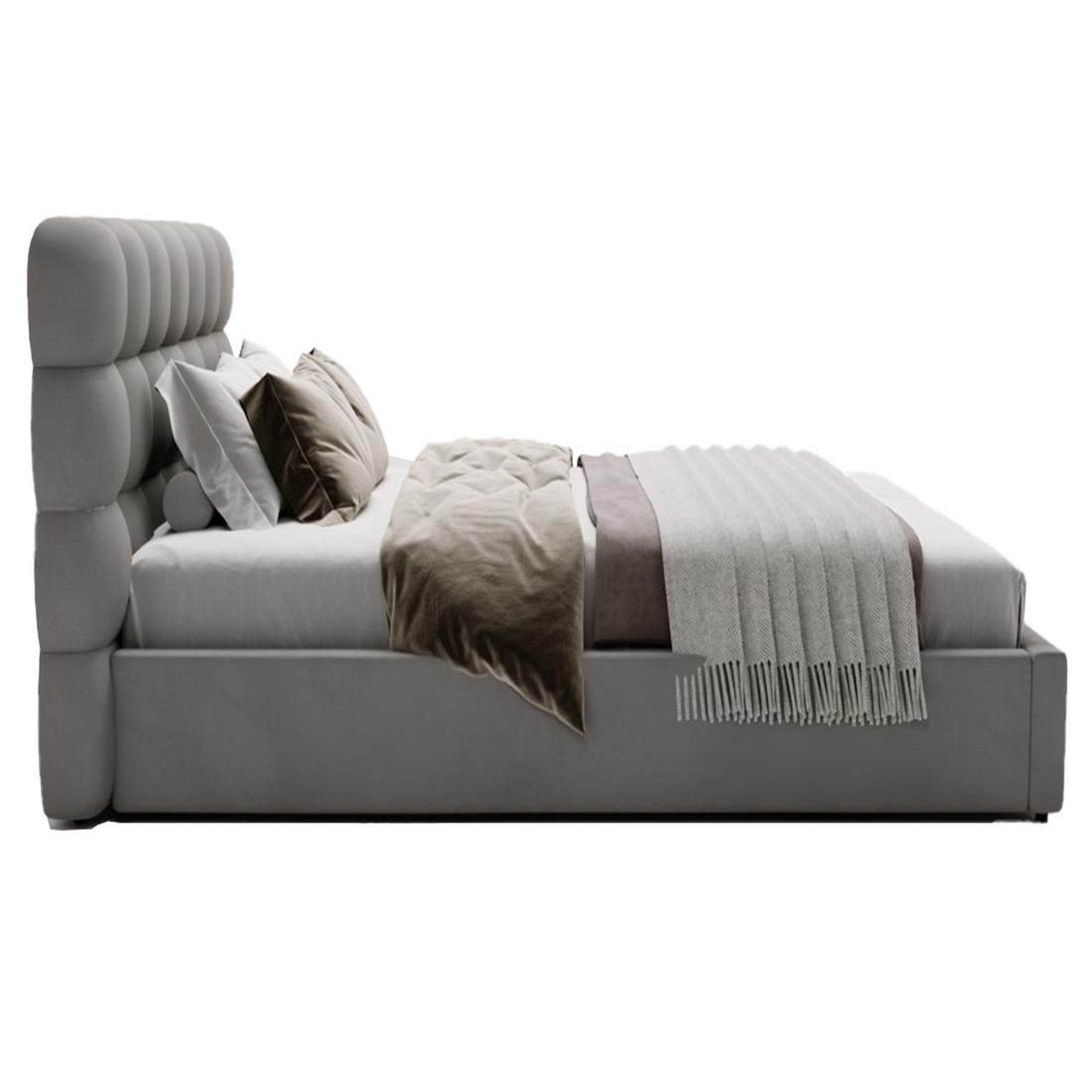 Voir la diapositive 4 : BEST MOBILIER Lotus - lit coffre - 180x200 cm - sommier inclus - en velours