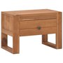 Voir la diapositive 1 : VIDAXL Table de chevet 50x30x35 cm Bois de teck solide
