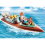 PLAYMOBIL 9428 - Family Fun - Vacanciers avec vedette et moteur submersible