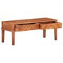 Voir la diapositive 2 : VIDAXL Meuble TV 110x40x41 cm Bois d'acacia massif