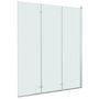 Voir la diapositive 2 : VIDAXL Cabine de douche pliable 3 panneaux ESG 130x138 cm