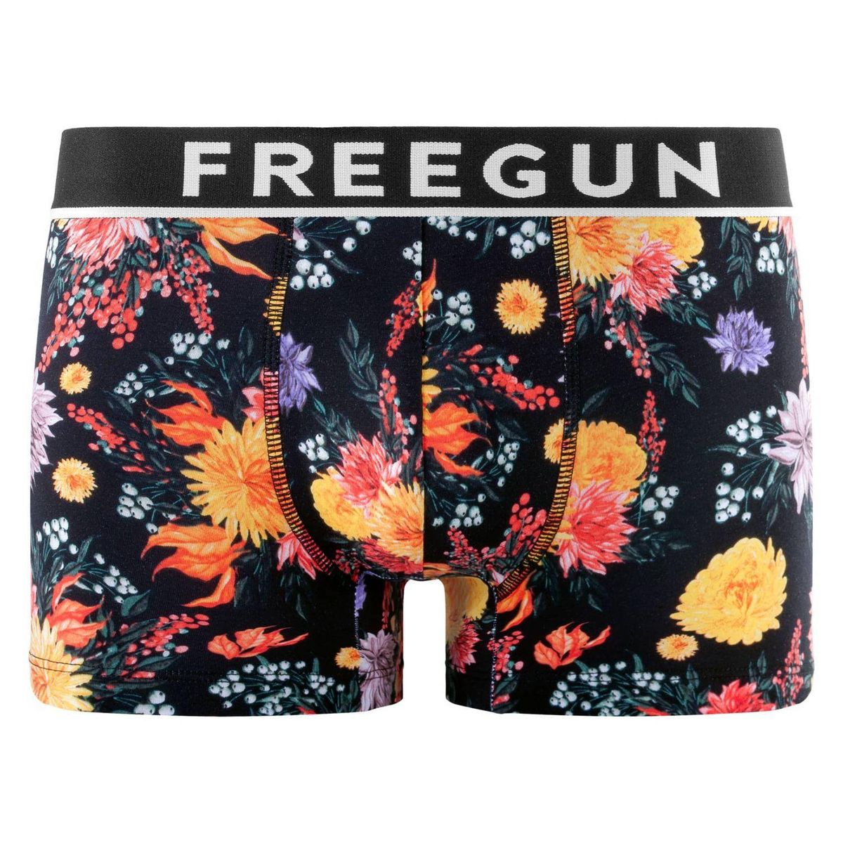 FREEGUN Lot de 4 boxers homme en coton Signature Sergio