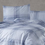 Voir la diapositive 2 : Home collection Parure housse de couette 100% coton 57 fils imprimé Nimableu