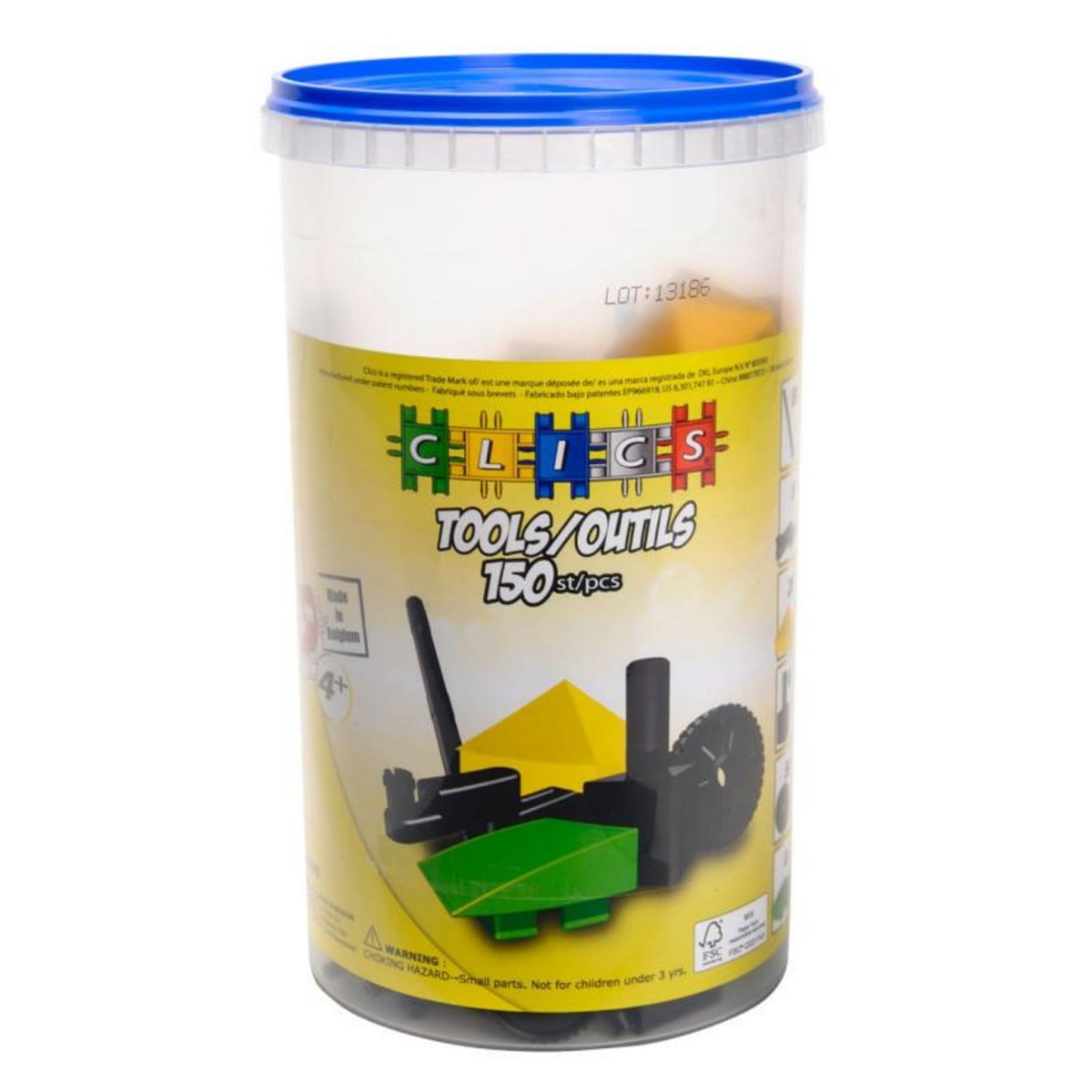 CLICS Clics Jeu de construction, 150 pcs